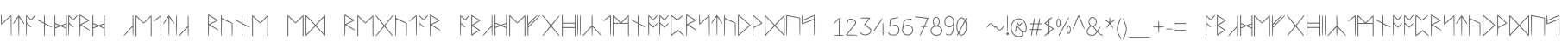 Standard Celtic Rune Ex Regular