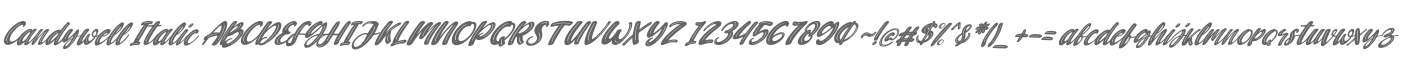 Candywell Italic