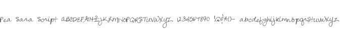 Pea Sara Script