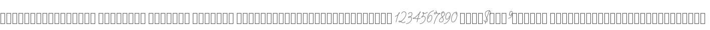 Lavishshoestring Numerals Regular Regular