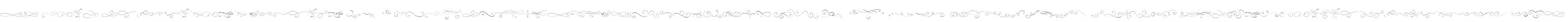 La Chic Flourishes Outline W95