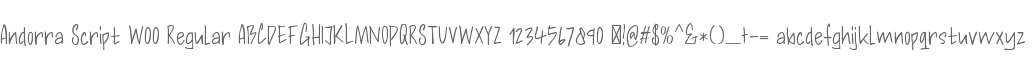 Andorra Script W00 Regular