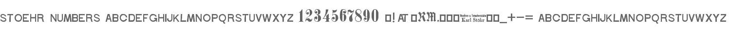 Stoehr numbers