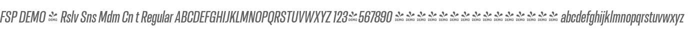 FSP DEMO - Rslv Sns Mdm Cn t
