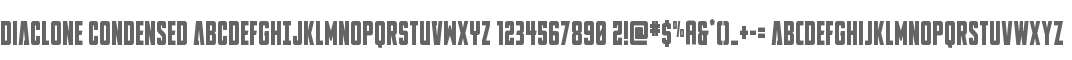 DiaClone Condensed