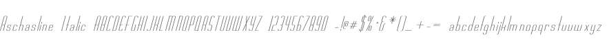 Rschasline Italic