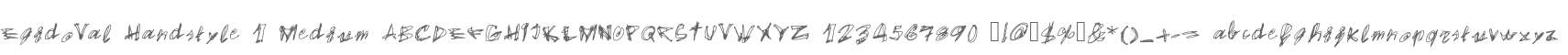 EgidoVal Handstyle 1 Medium
