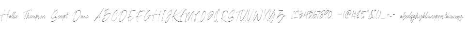 Hallie Thompson Script Demo