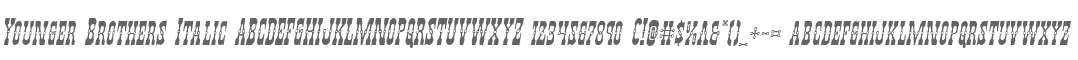 Younger Brothers Italic