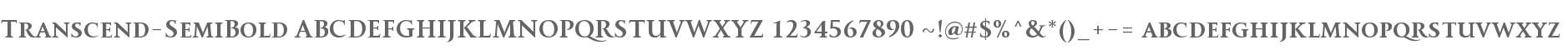 Transcend SemiBold
