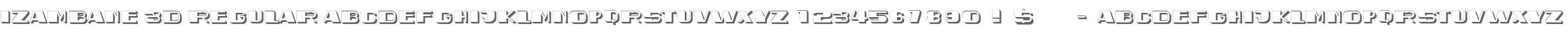 Izambane 3D