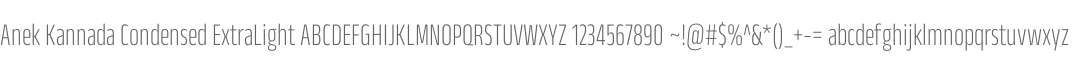 Anek Kannada Condensed ExtraLight