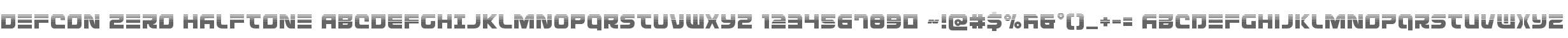 Defcon Zero Halftone