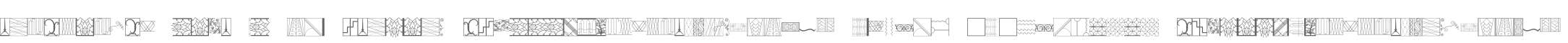 Ornamental Deco 2D W95 Borders