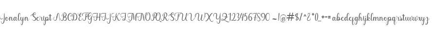 Jonalyn Script