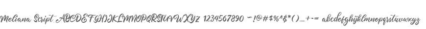 Meliana Script