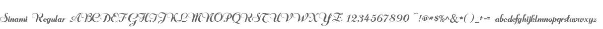 Sinami Regular