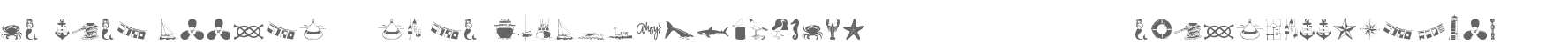 Nautical Doodles W95 Regular