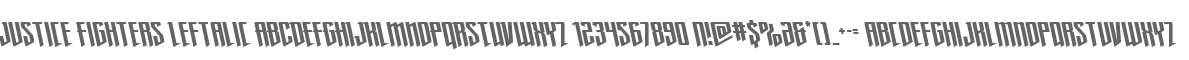 Justice Fighters Leftalic