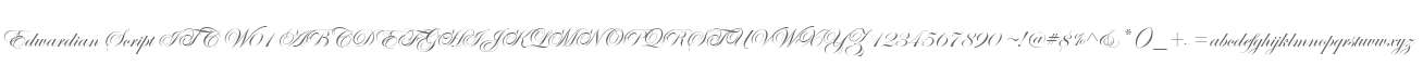 Edwardian Script ITC W01
