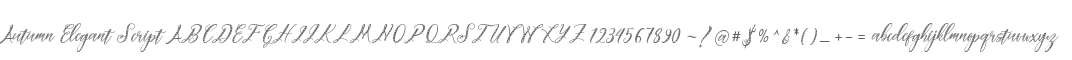 Autumn Elegant Script
