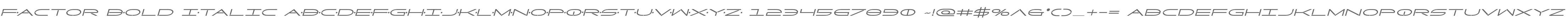 Factor Bold Italic
