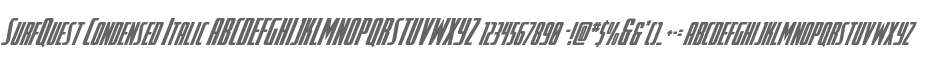 SurfQuest Condensed Italic