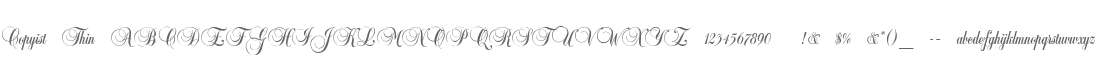 Copyist Thin