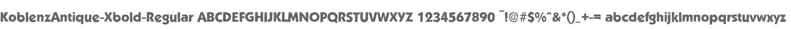 KoblenzAntique-Xbold-Regular