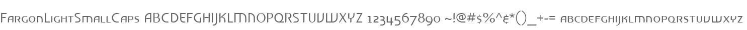 FargonLightSmallCaps