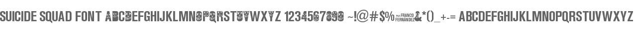 Suicide Squad Font