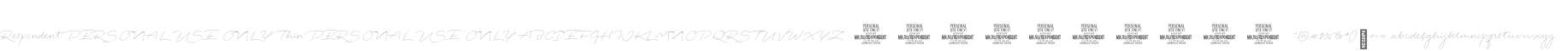 Respondent PERSONAL USE ONLY Thin PERSONAL USE ONLY