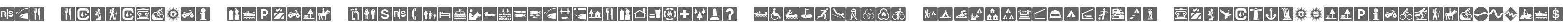 DNR Recreation Symbols