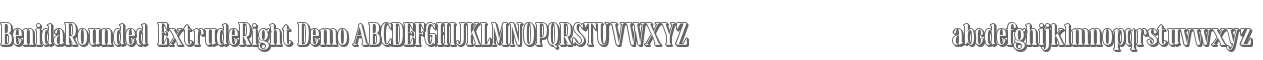 Benida Rounded Extrude Right Demo
