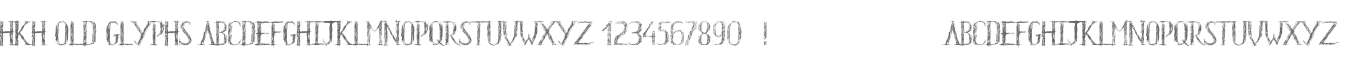 HKH Old Glyphs