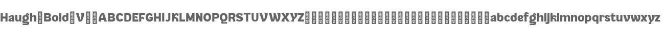 Haugh Bold V1