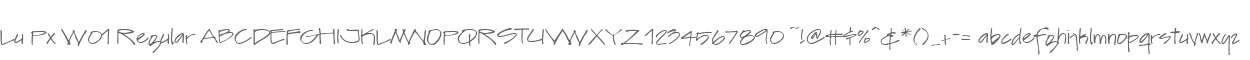Lu Px W01 Regular
