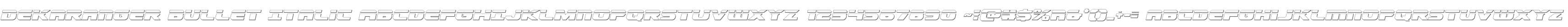 Dekaranger Bullet Italic