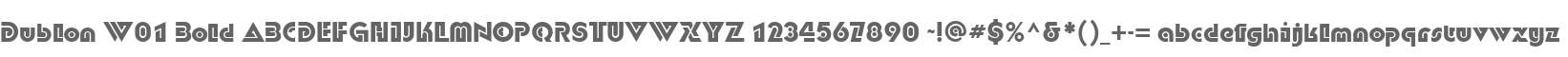 Dublon W01 Bold