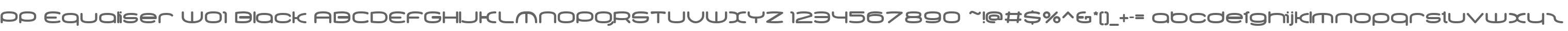 PP Equaliser W01 Black
