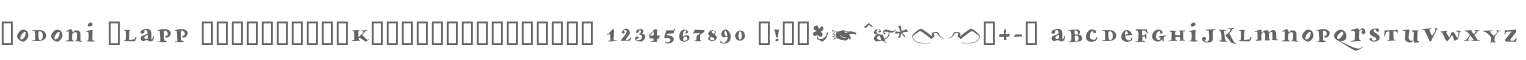 Bodoni Slapp