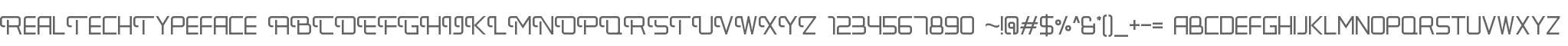 RealTechTypeface