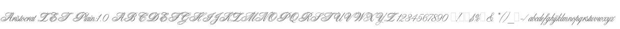 Aristocrat LET Plain:1.0