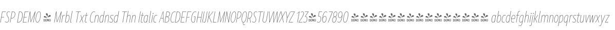 FSP DEMO - Mrbl Txt Cndnsd Thn