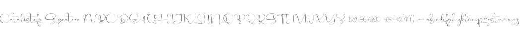 Catalistefa Signature