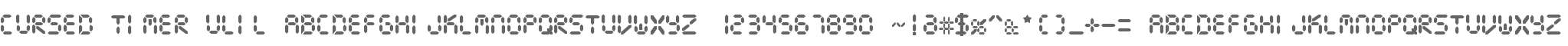 Cursed Timer ULiL