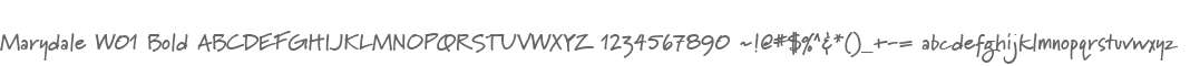 Marydale W01 Bold
