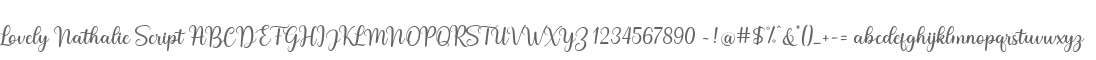 Lovely Nathalie Script