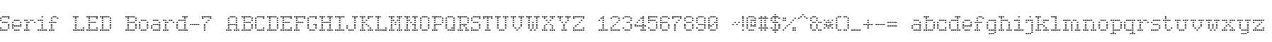 Serif LED Board-7