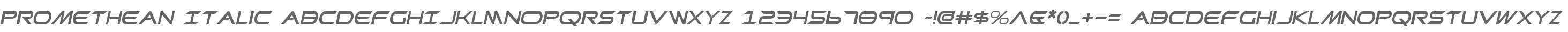 Promethean Italic